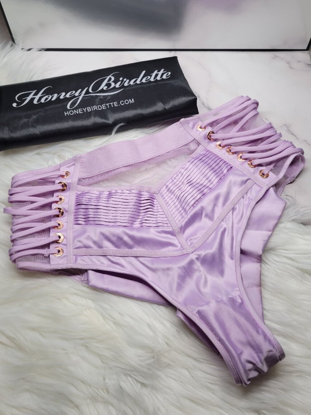 Honey Birdette Jerry Panties M 💜 Violet